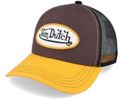 Oval Patch Grey/Orange Trucker