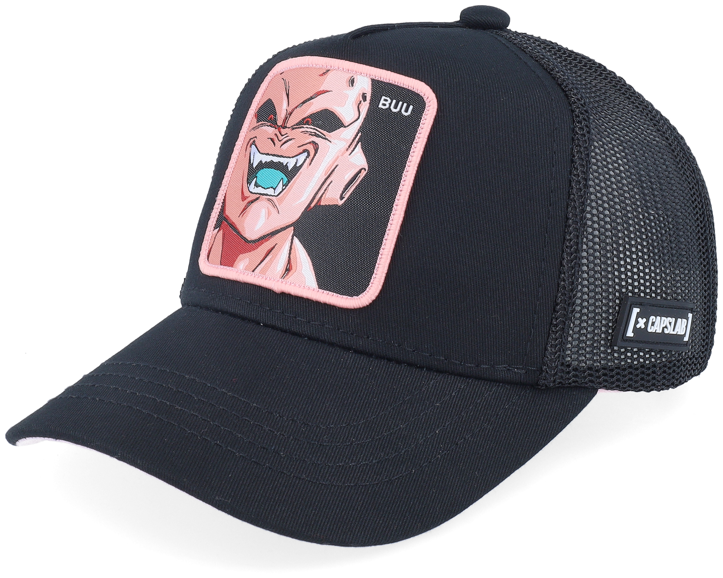 Kids Dragon Ball Z Majin Buu Black Trucker Capslab cap
