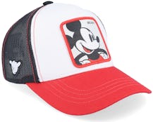 Kids Disney Mickey Mouse White/Red/Black Trucker - Capslab