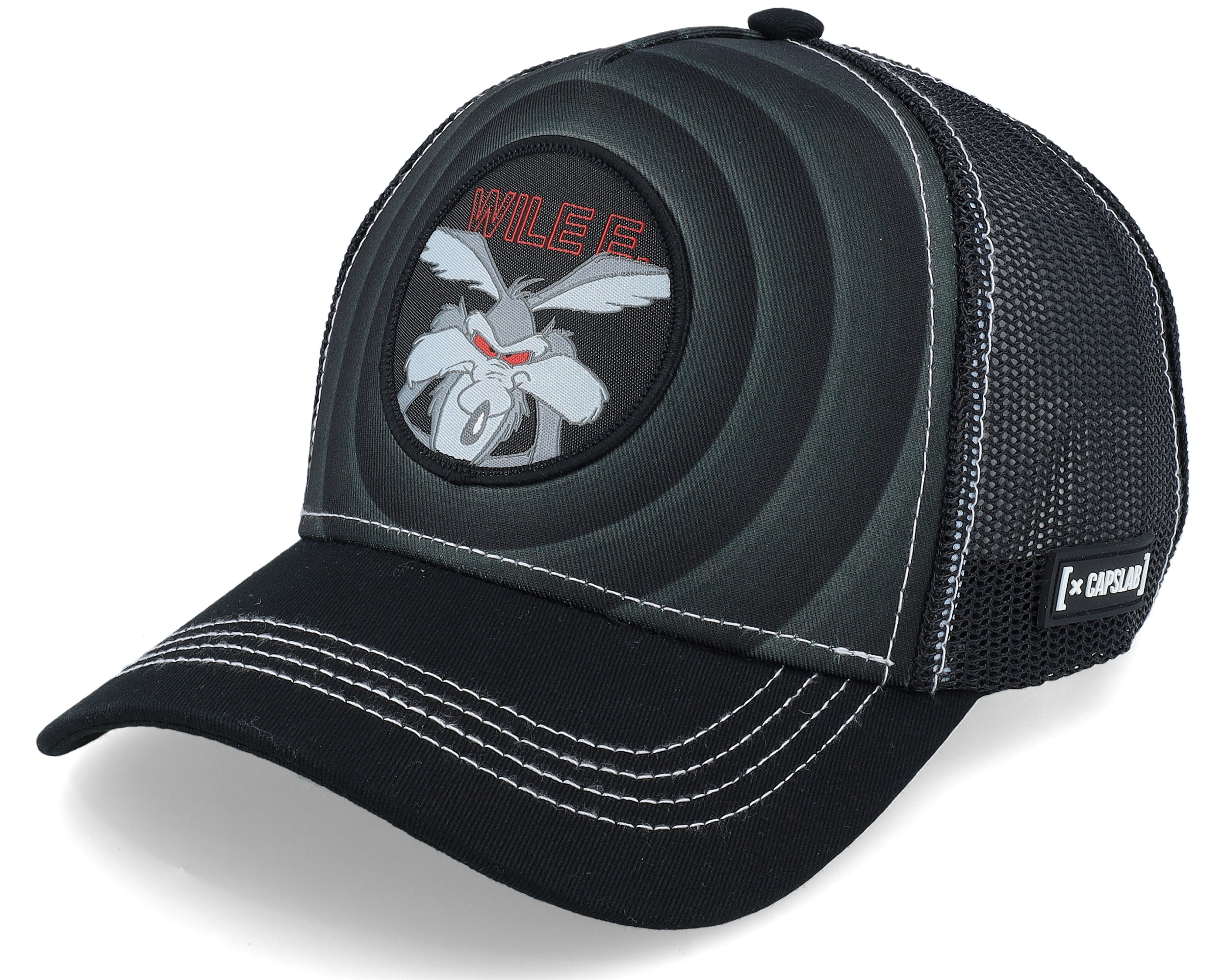 Looney Tunes patch black gabardine baseball cap | Iceberg
