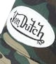 Kids Oval Patch Camo/Black Trucker - Von Dutch