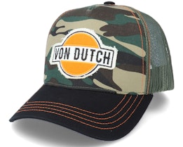 Camp Patch Camo Trucker - Von Dutch