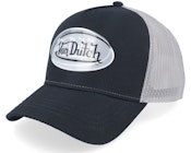 Oval Patch Black/Grey Trucker