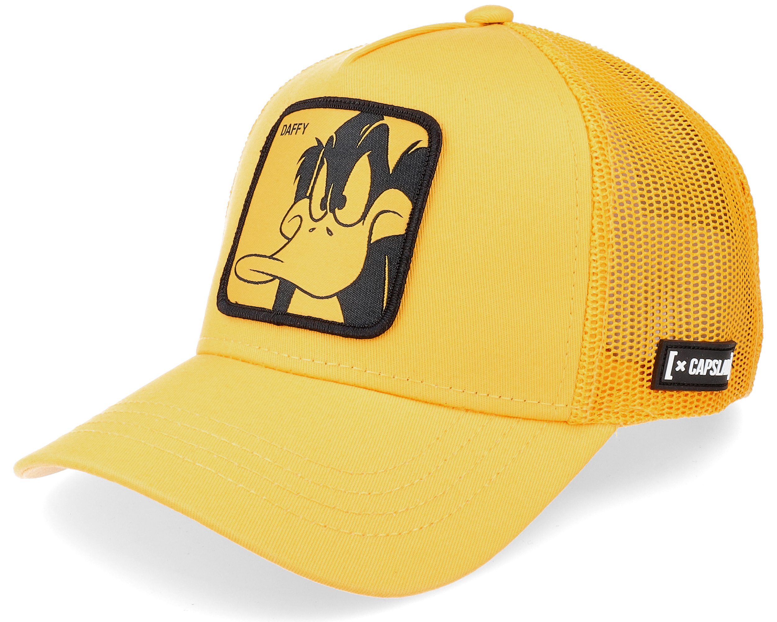 Looney Tunes Duffy Duck Yellow Trucker Capslab cap