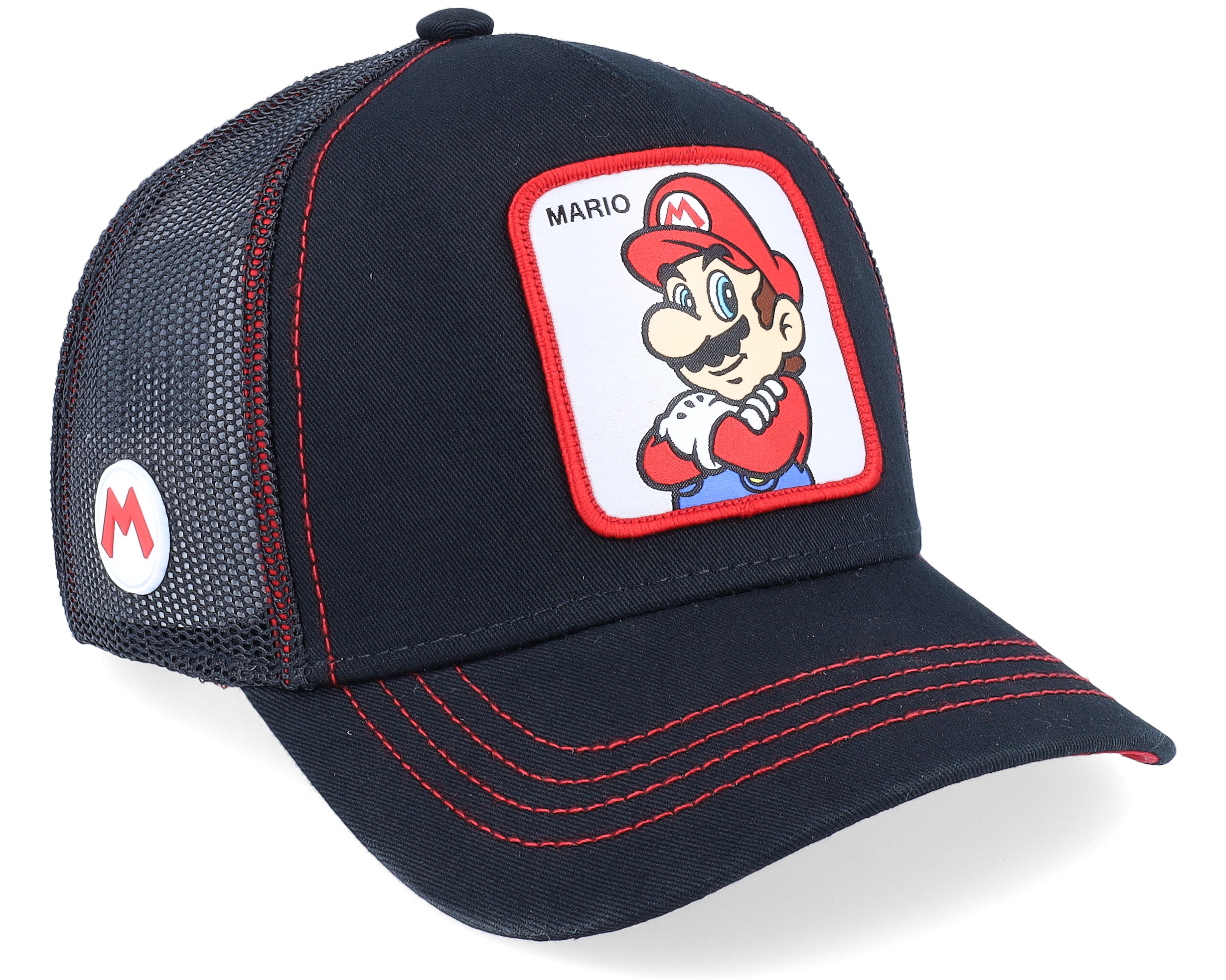 gorra Mario Bros - Trucker Mario Capslab : Headict