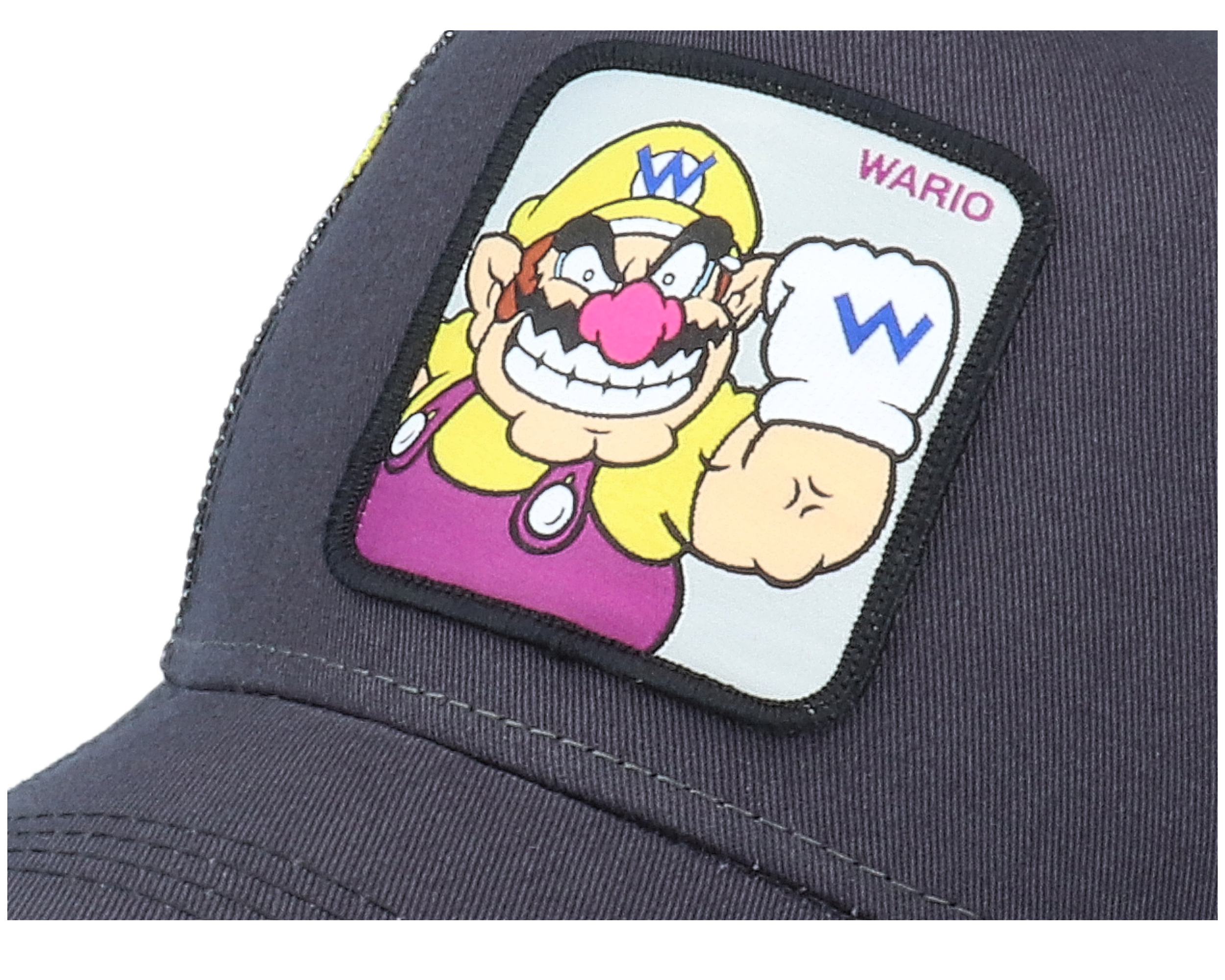 Nintendo Super Mario Bros Wario Trucker - Capslab keps - Hatstore.se