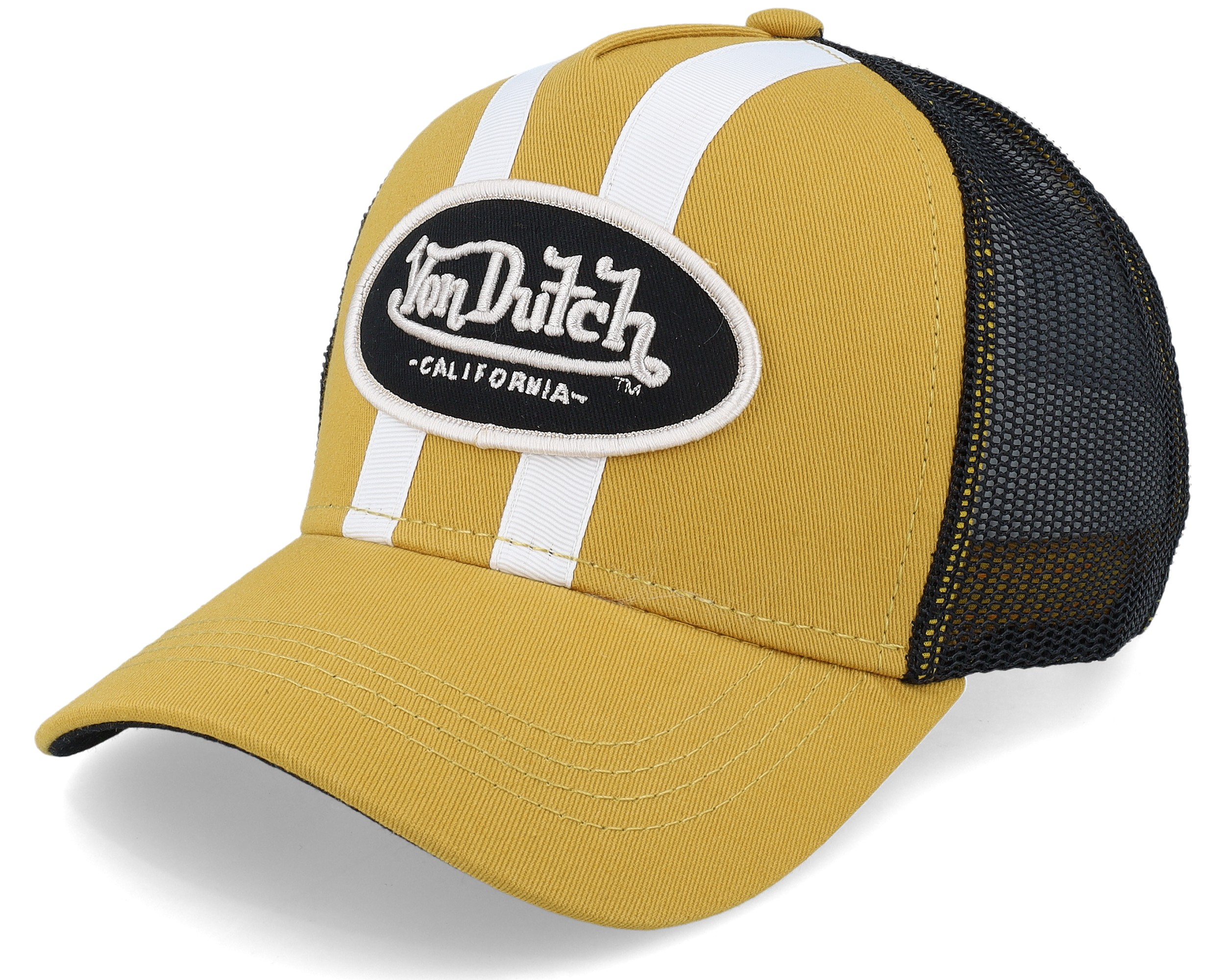 mustard yellow trucker hat