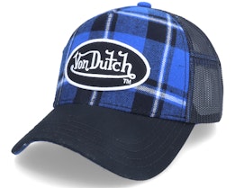 Checkered Blue Trucker - Von Dutch