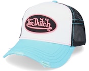 Summer Patch White/Pink Trucker