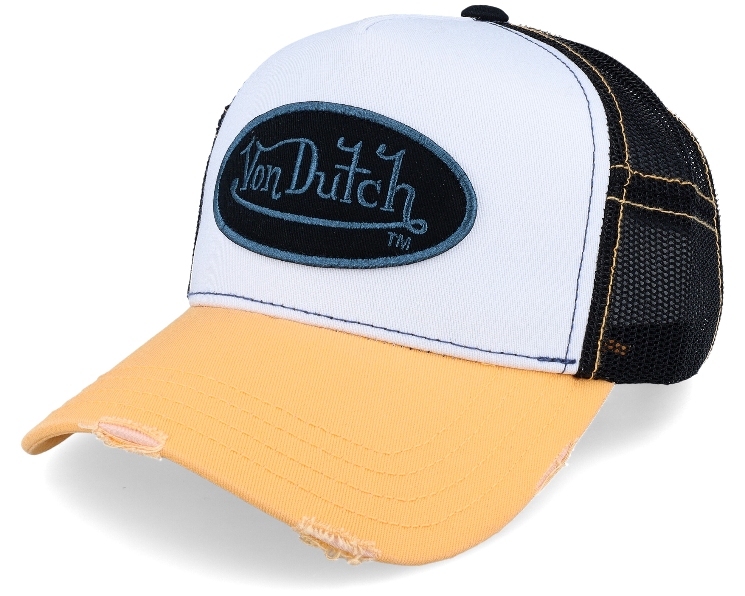 Von Dutch SUM ORA White, Black and Orange Trucker Hat