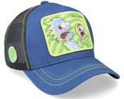 Rick & Morty Blue/Black Trucker