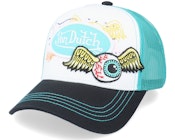 White/Mint/Black Trucker