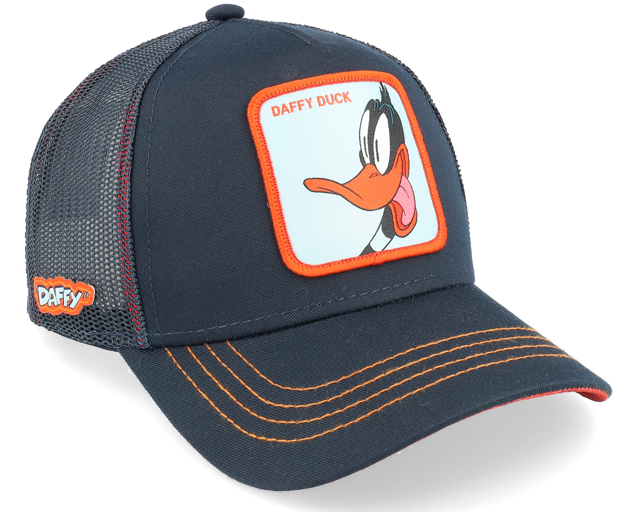 Looney Tunes Daffy Navy Trucker - Capslab cap | Hatstoreworld.com