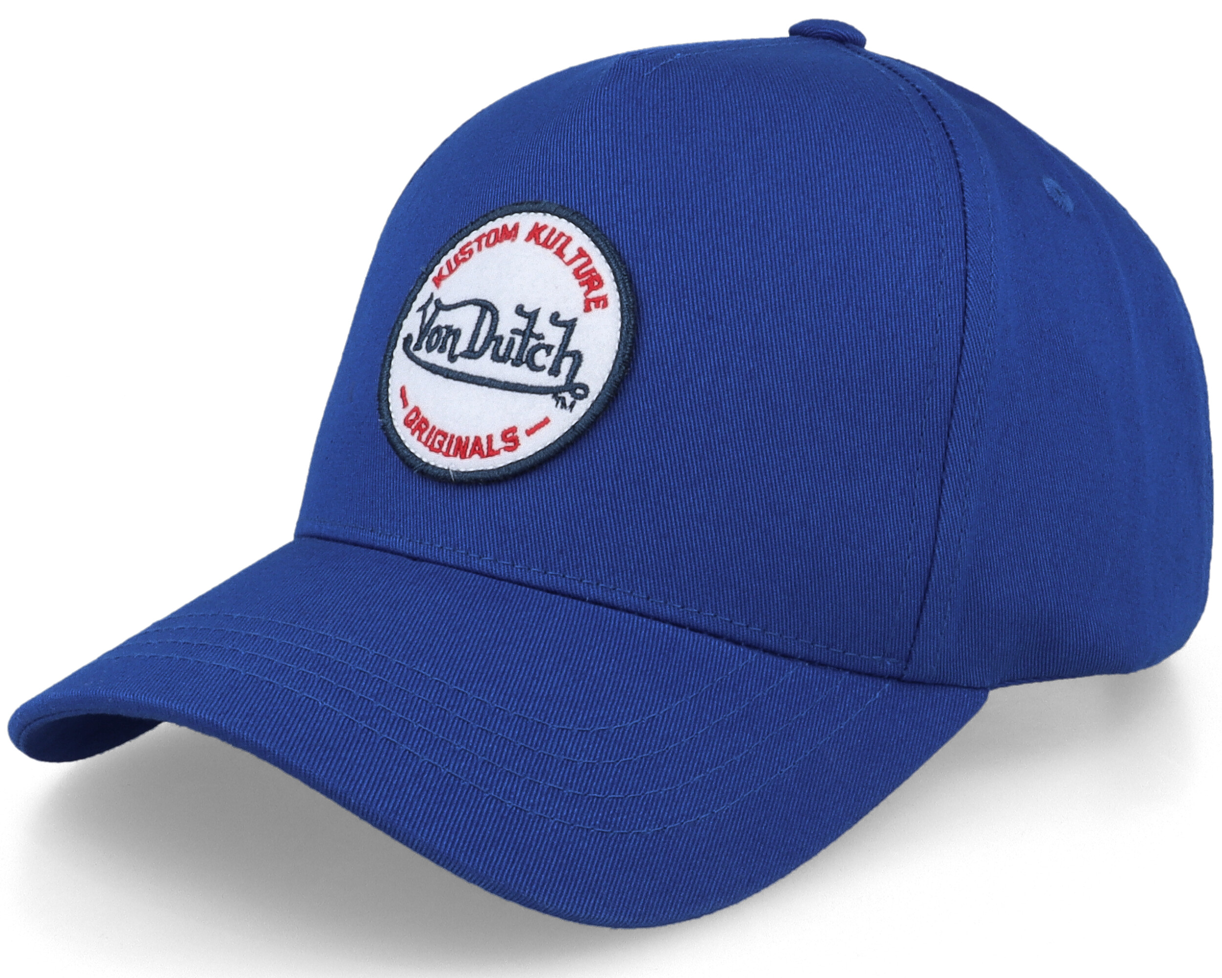 Round Patch Royal Blue Adjustable - Von Dutch cap