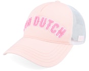 Terry Cloth Text Pink Trucker