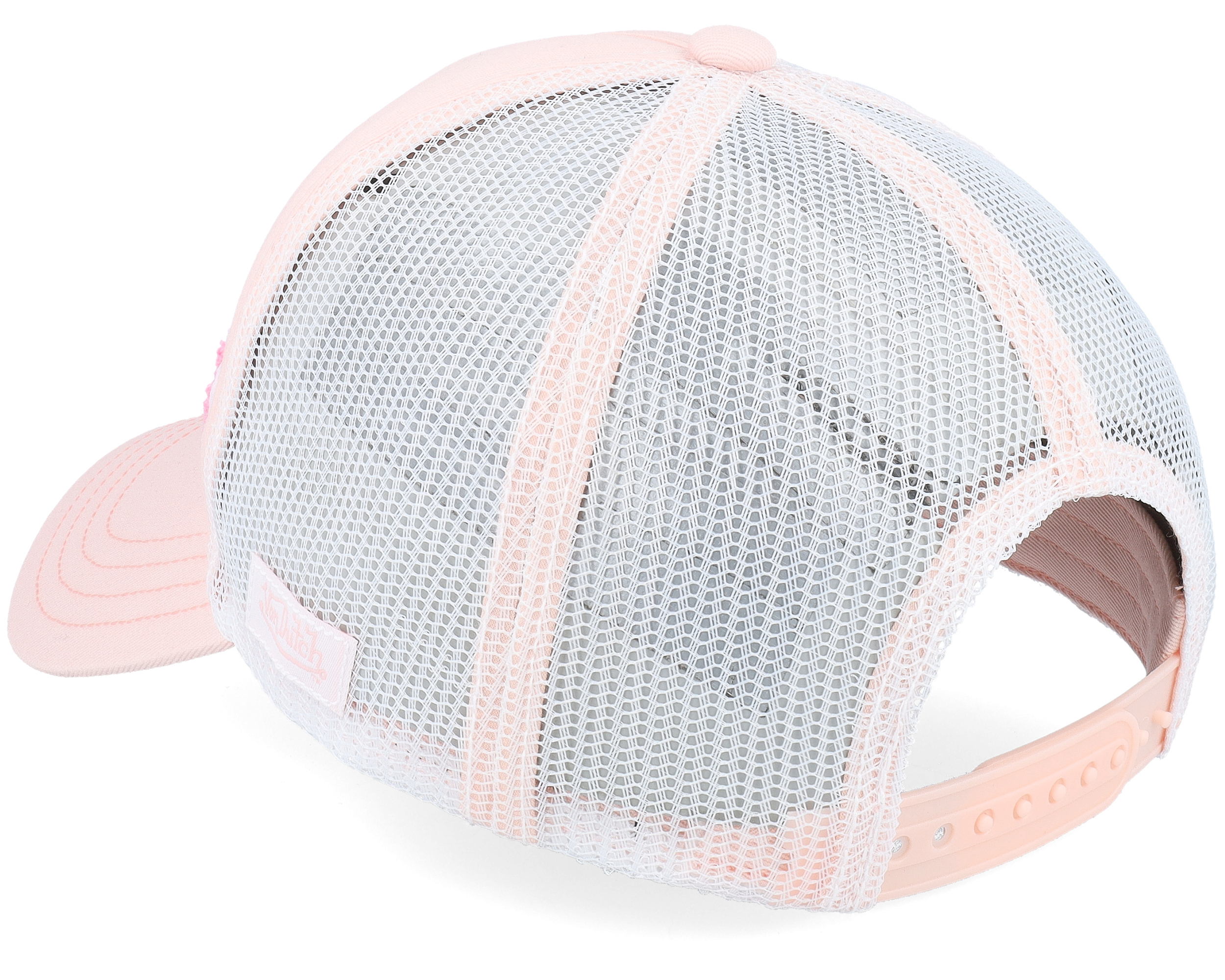 Terry Cloth Text Pink Trucker - Von Dutch | Hatstore.co.uk