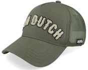 Logo Dark Green Trucker