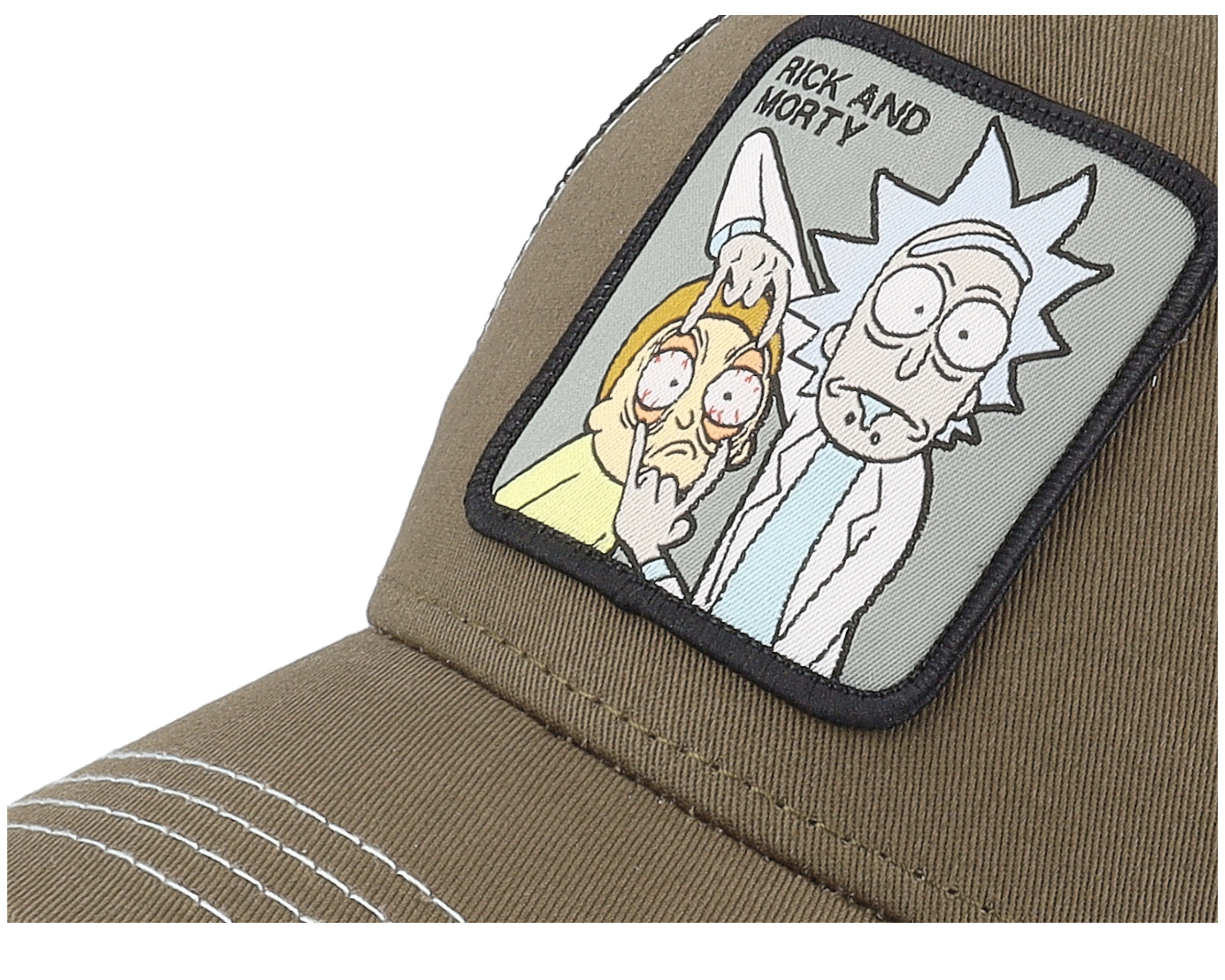 Rick Morty Green/Black Trucker