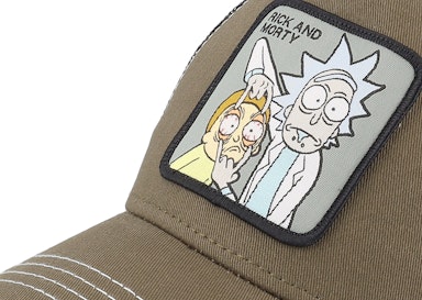 Rick Morty Green/Black Trucker