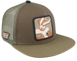 Looney Tunes Wile E Coyote Green Trucker - Capslab