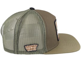 Looney Tunes Wile E Coyote Green Trucker - Capslab