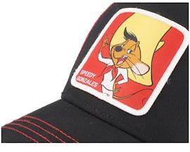 Looney Tunes Speedy Gonzales Black/Red Trucker - Capslab