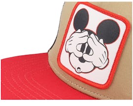 Disney Mickey Mouse Brown/Red/Black Trucker - Capslab
