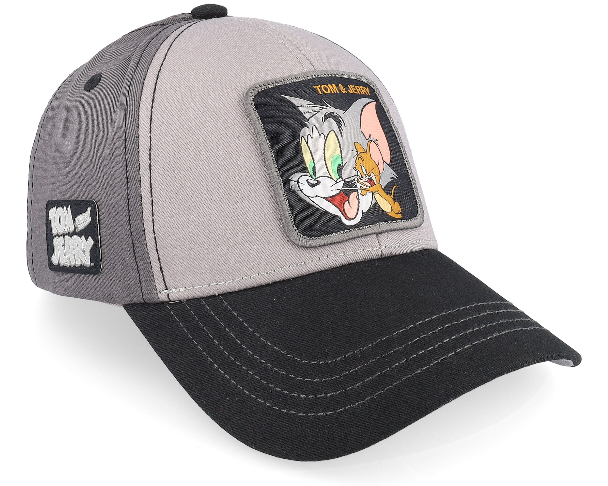 Tom & Jerry Grey/Black Adjustable - Capslab Cap | Hatstoreworld.com