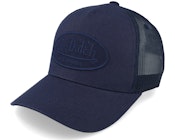 Oval Patch Navy Trucker