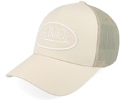 Oval Patch Beige Trucker