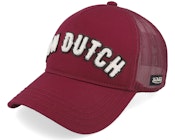 Vd Logo Burgundy A-Frame Trucker