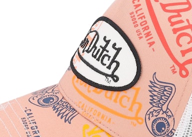 Grafitti White/Pink A-Frame Trucker