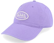 Oval Patch Purple Dad Cap