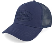 Oval Patch Navy Trucker
