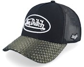 Oval Patch Black/Brown Trucker