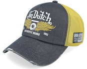 Crew Yellow/Navy A-Frame Trucker