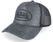 Oval Patch Black/Glitter A-Frame Trucker