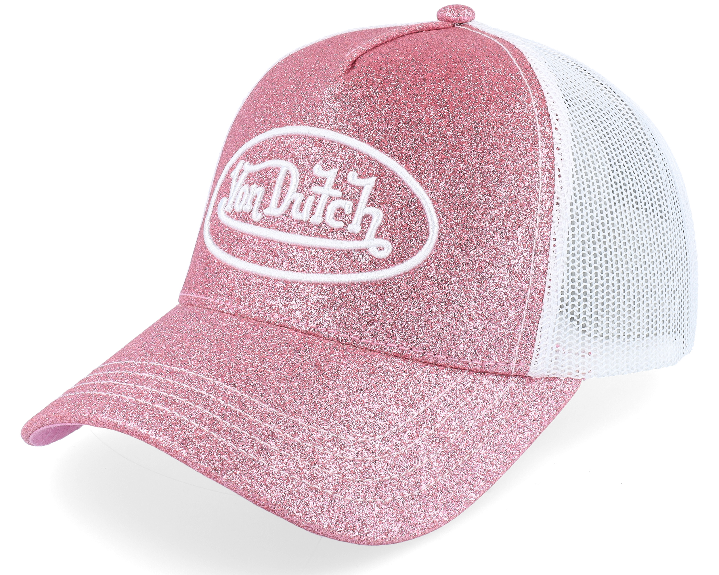 今だけ！Von Dutch ピンクブラウン トラッカーキャップ Y2K Von Dutch(ボンダッチ) キャップ(レディース) - 海外通販のBUYMA