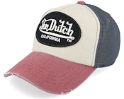 Kids Oval Patch Navy/White/Burgundy Adjustable