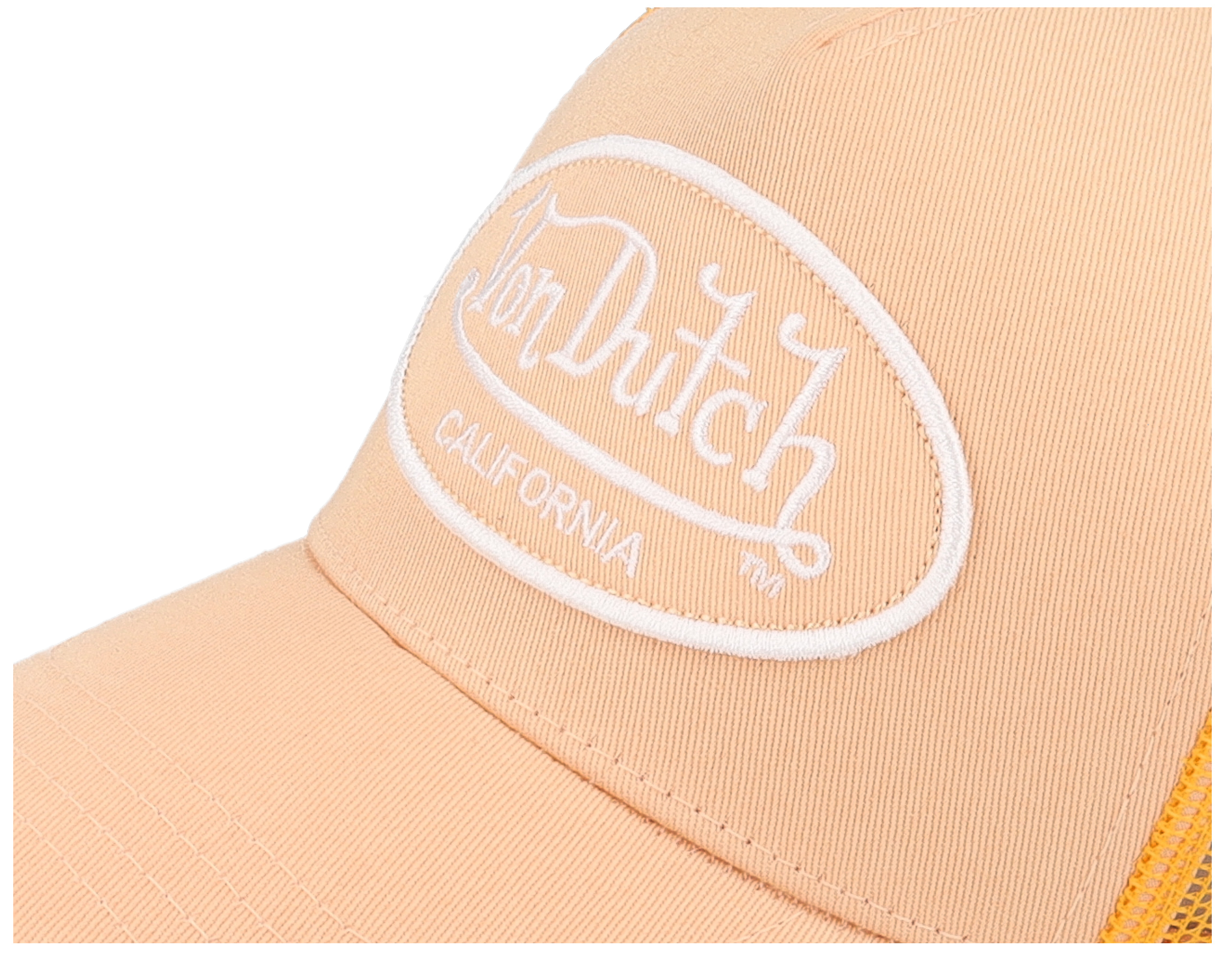 Oval Patch Orange Trucker - Von Dutch | Hatstore.fr