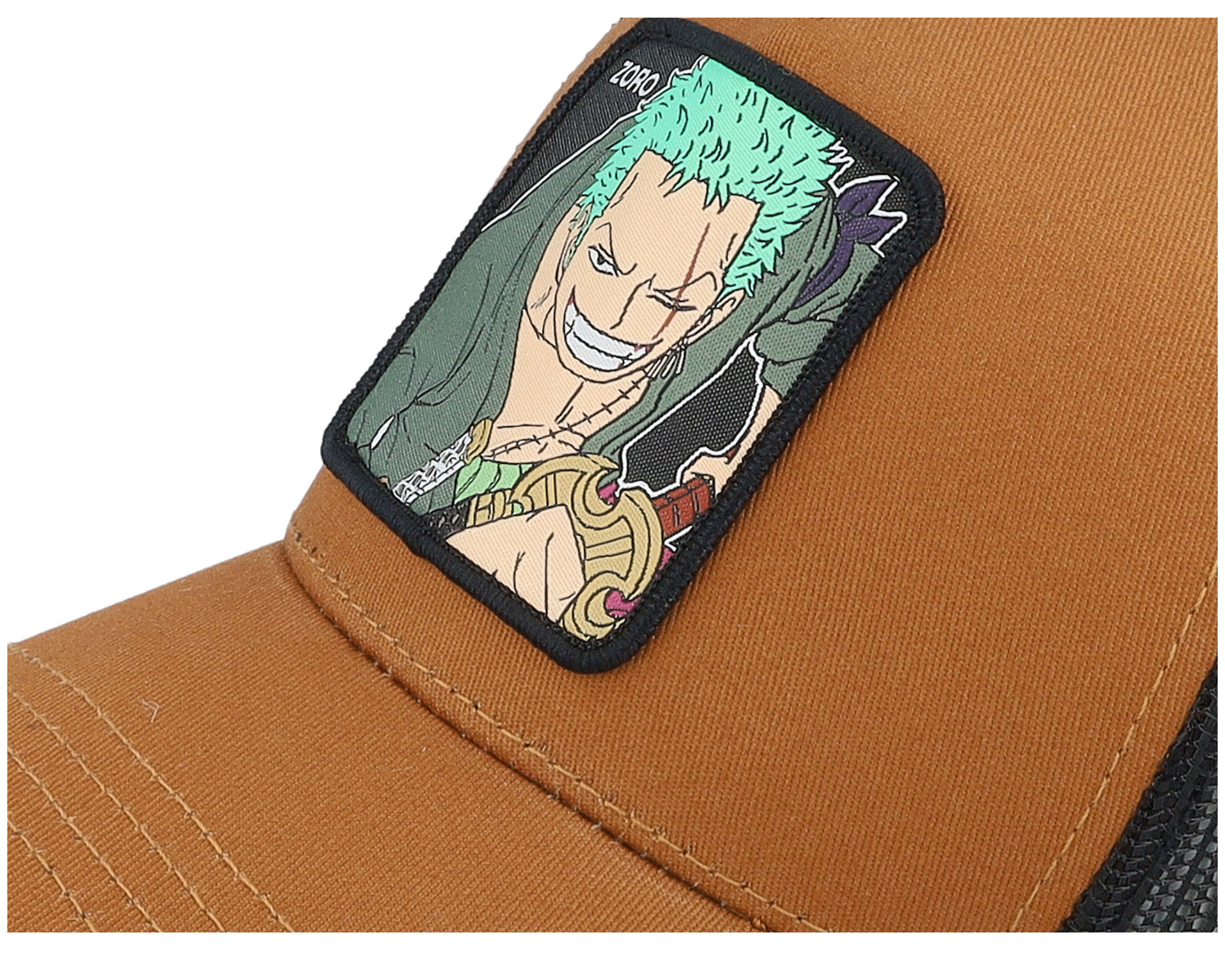 One Piece Zoro Black/Brown A-Frame Trucker