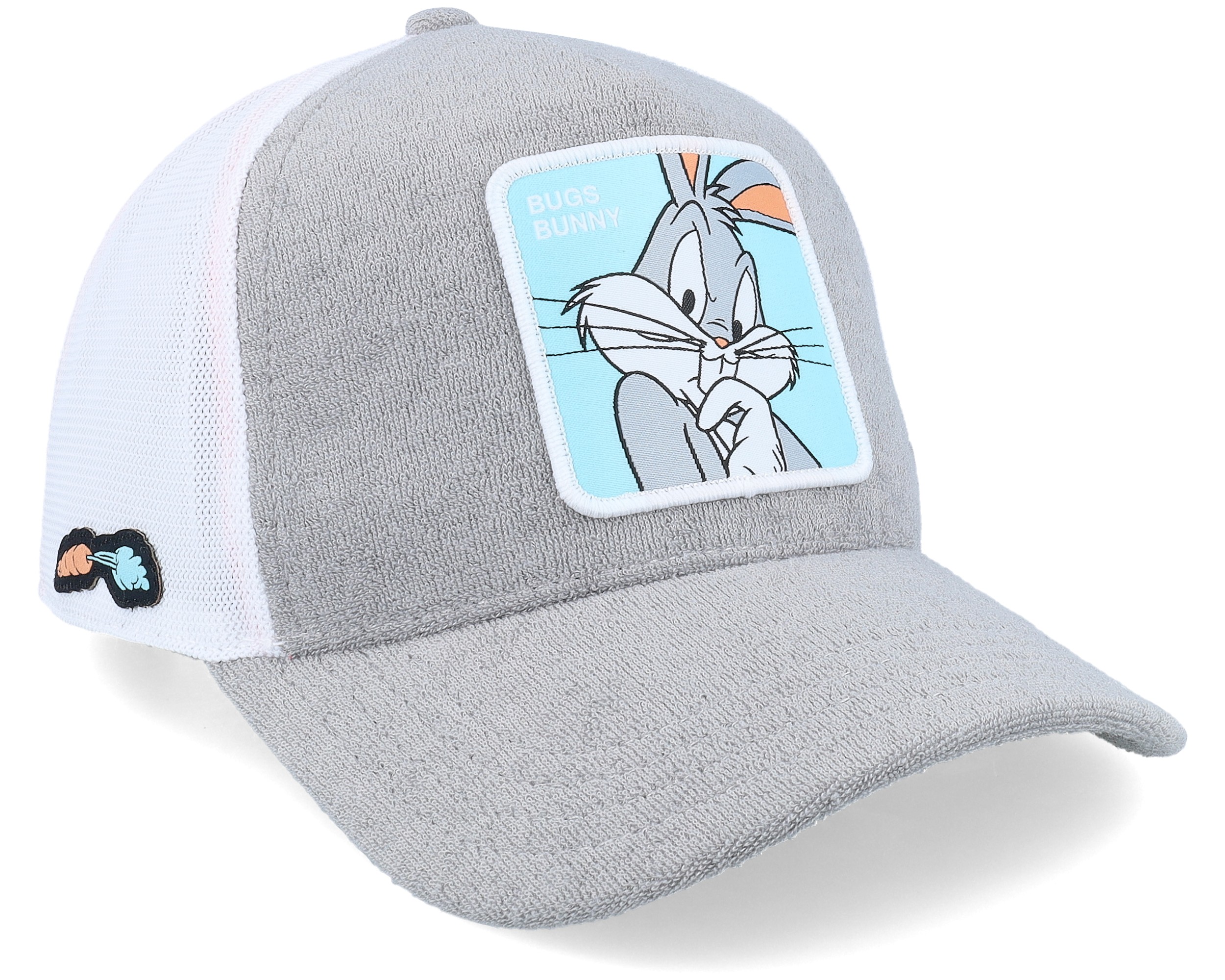 Looney Tunes Bugs Bunny 4 White/Grey Trucker - Capslab Cap ...