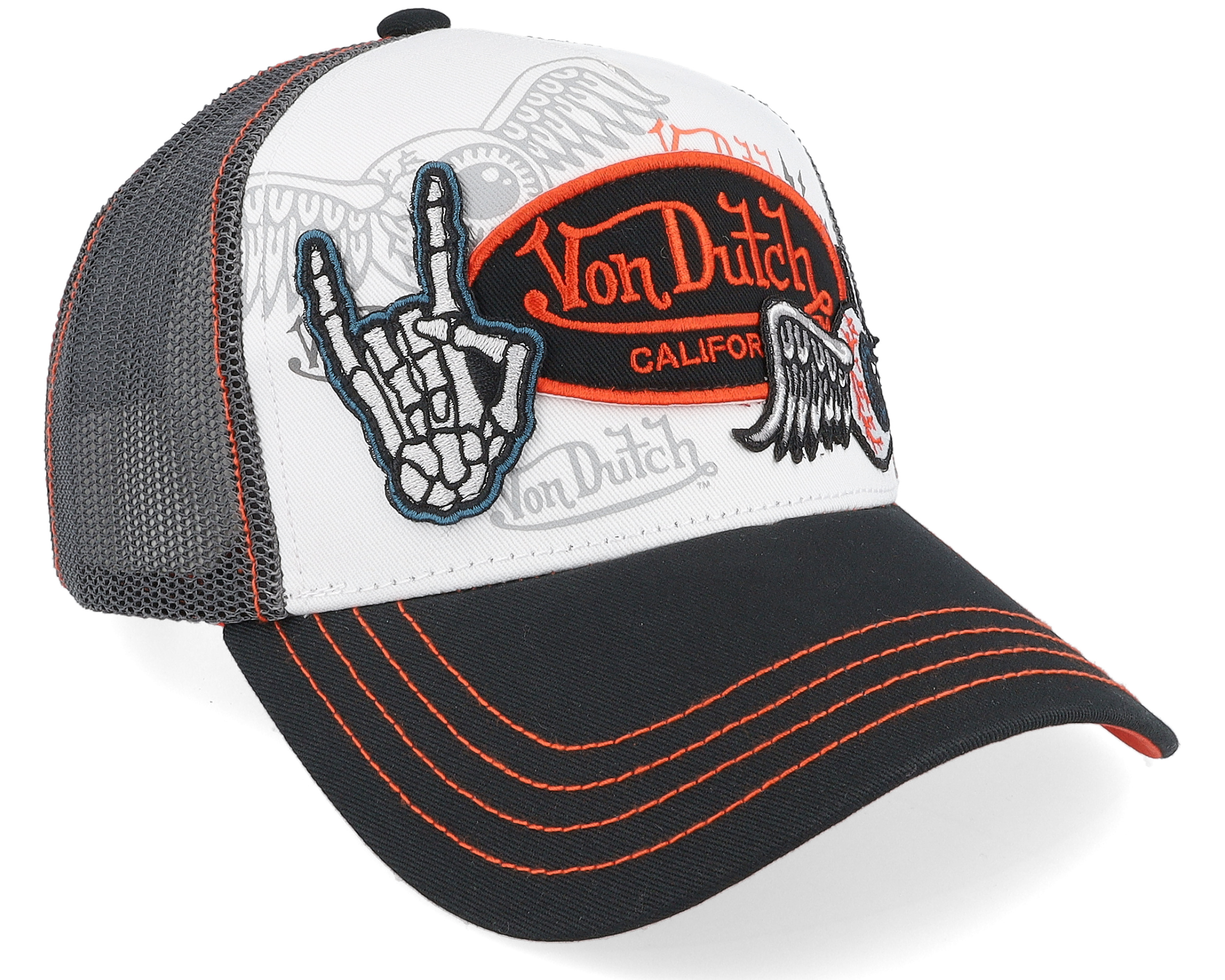 【Von Dutch】ボンダッチ Multi Patches ユニセックスキャップ Von Dutch】ボンダッチ Multi Patches ユニセックスキャップ