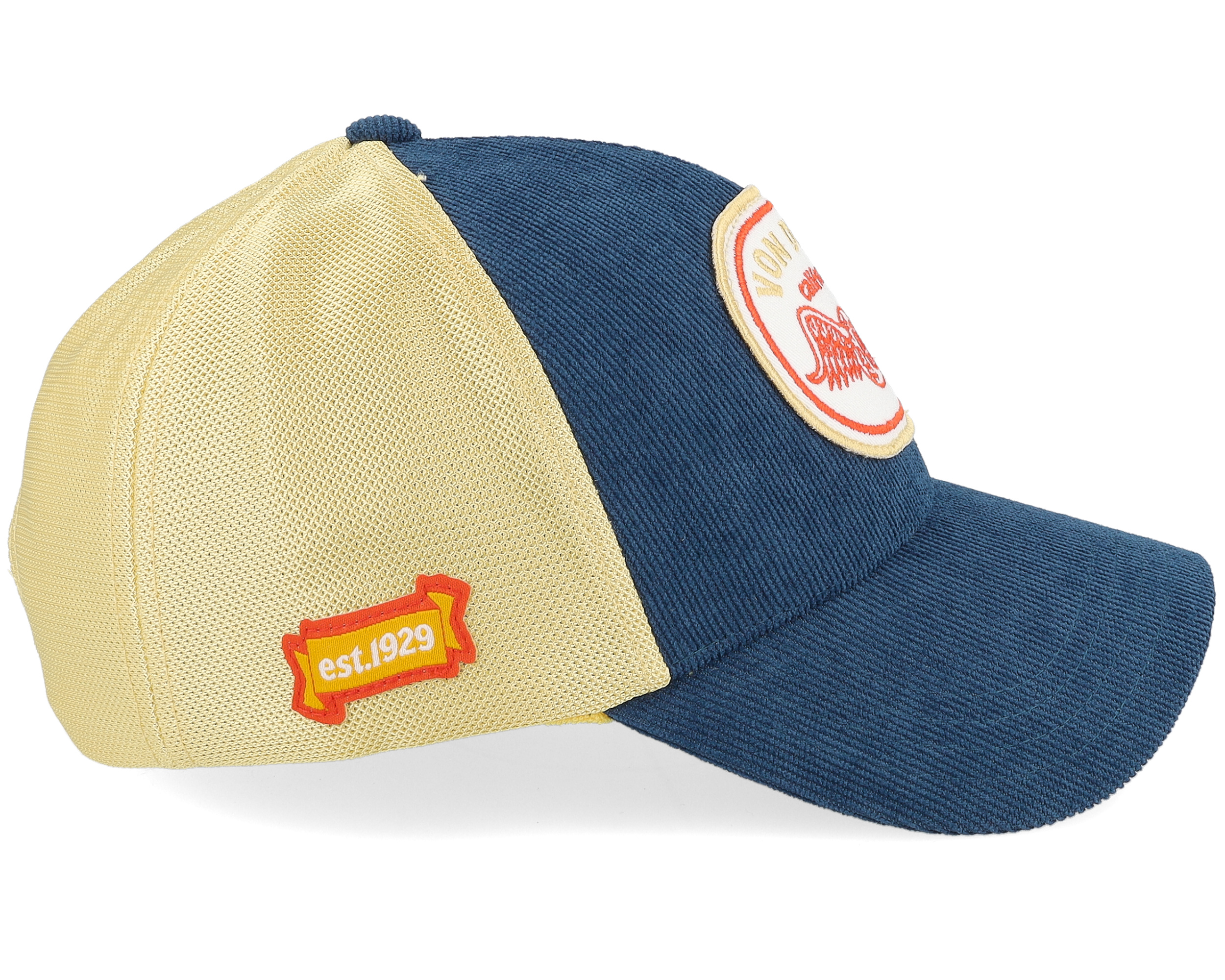 Patch Beige/Navy A-Frame Trucker