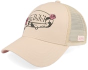 Screen Print Khaki/Pink Trucker