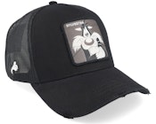 Looney Tunes Sylvester Black A-Frame Trucker