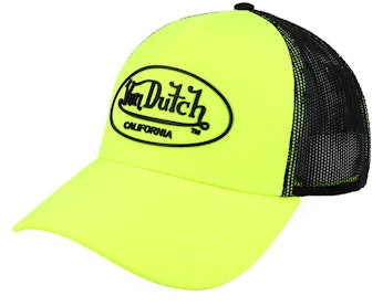 Oval Patch Neon Green/Black A-Frame Trucker