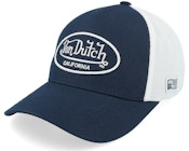 Oval Patch White/Blue Trucker