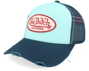 Oval Patch Blue/Light Blue A-Frame Trucker