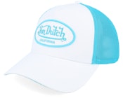 Oval Patch Light Blue/White Trucker